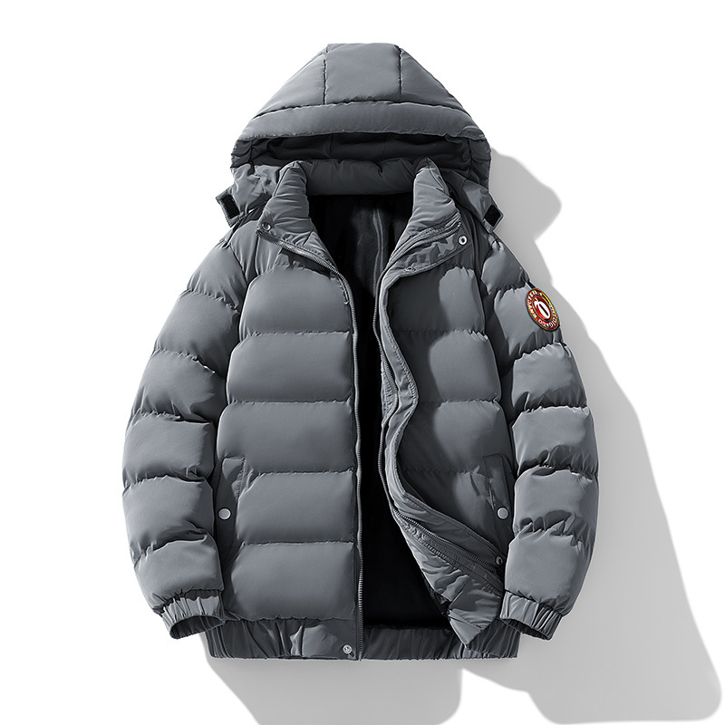 Cotton Padded Jacket For Men 2023 Winter New Thickened Warm Loose Hooded Down Padded Jacket_voghion.com