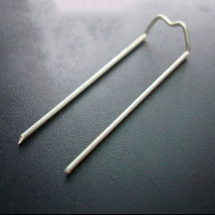 В наличии цветок зеленое растение М-образная игла U-образная немецкая игла Мох фиксированный венок для изготовления скульптуры из дерева М-образная игла