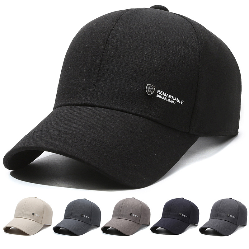 Koreanische Version von Herrenhüten für Frühling und Herbst, Freizeit im Freien, Hüte für ältere Menschen mittleren Alters, modisch und einfach,_voghion.com