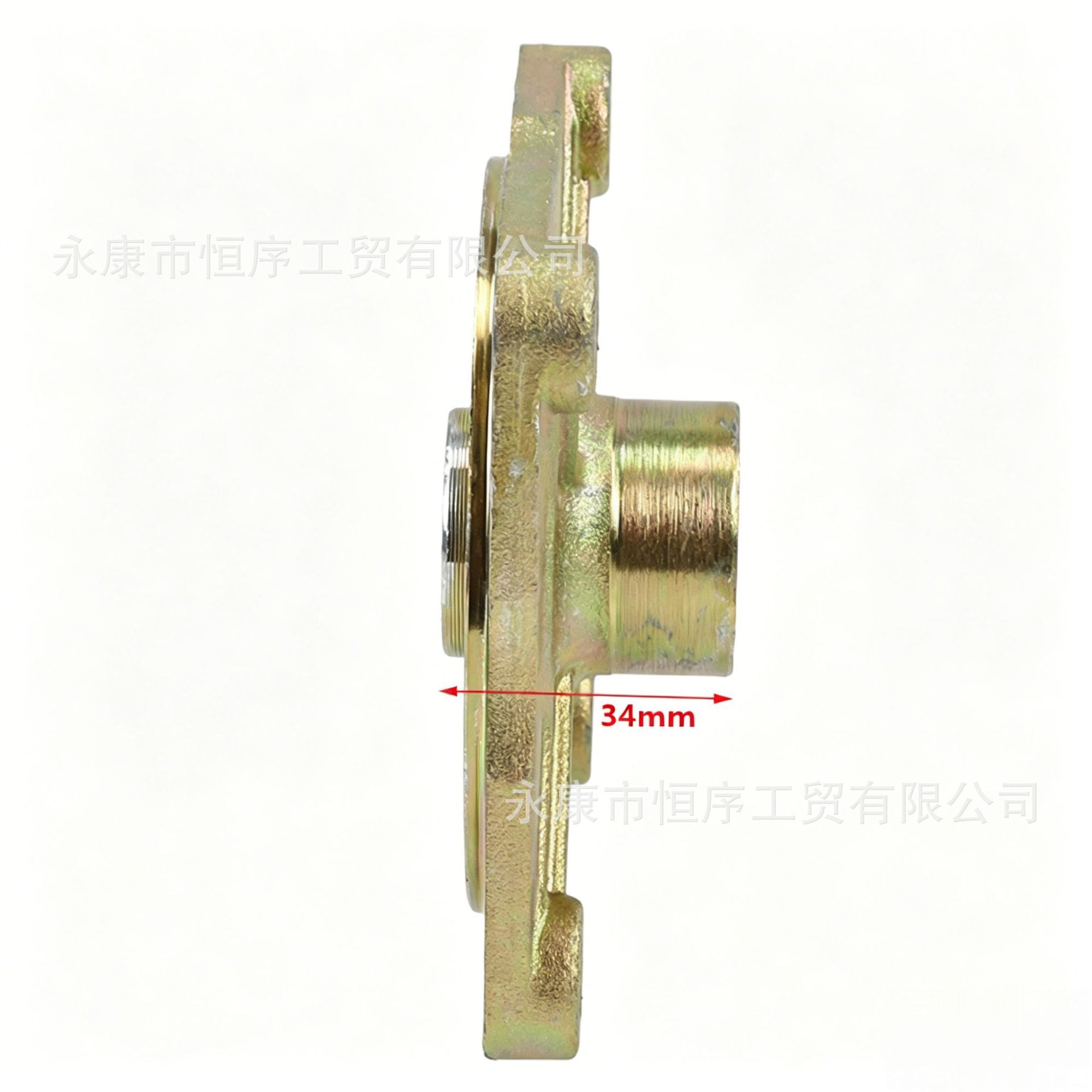 Atv Beach Vehicle Go-Kart Modification Parts Big Bull Flange Rotating Unit Steering Knuckle 4-Hole Wheel Hub Mount