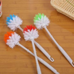 Hot-Selling Mini Round-Head Small Toilet Brush Sanitary Brush Household Hanging Plastic Sanitary Brush