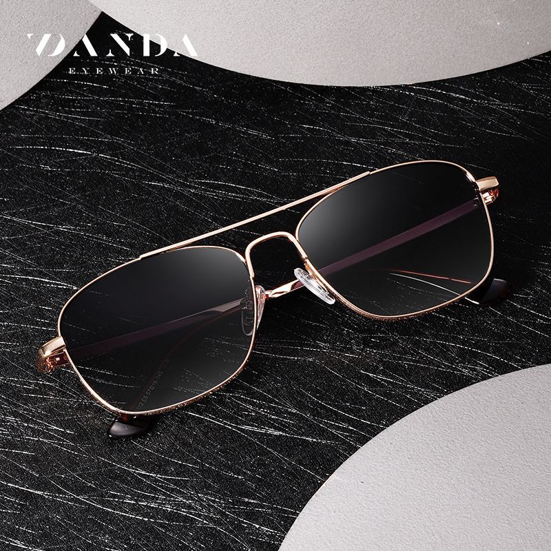 Nuevas gafas de sol polarizadas S15112 Gafas de sol de doble viga para hombres clásicos de moda Gafas de sol de conducción solar al aire libre