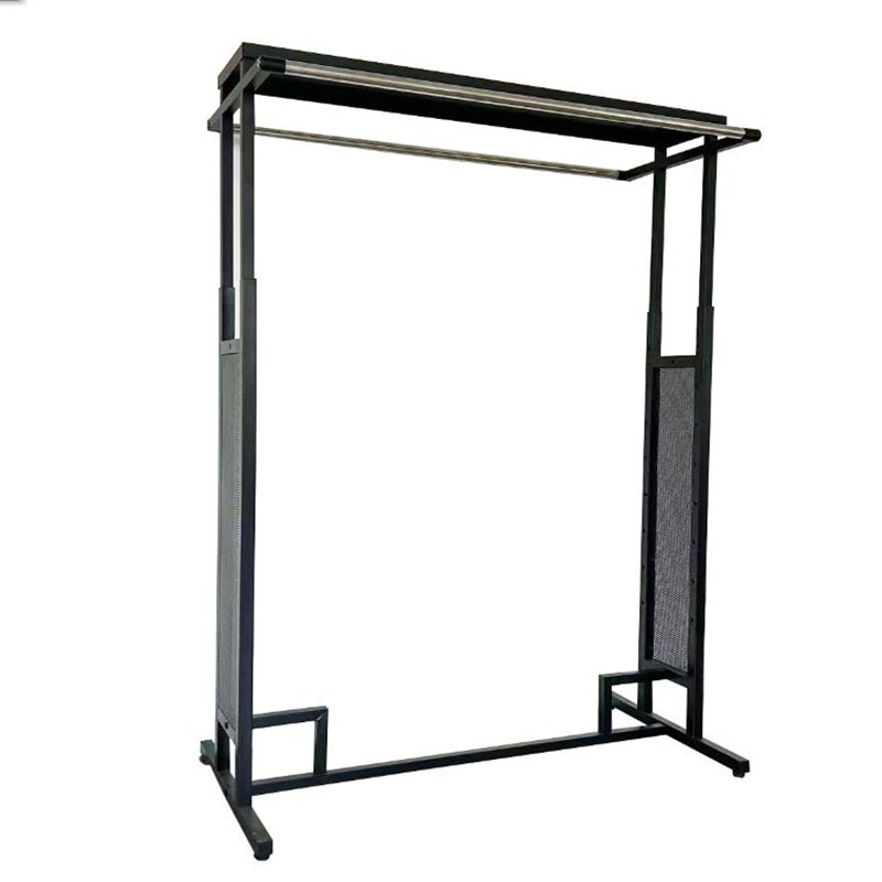 Clothing Store Display Rack Double-Layer Suit Display Cabinet Summer Clothes Rack Men's Clothes Hanger Floor-Standing High-End Shelf