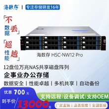 HSC-NW12 Pro万兆企事业存储磁盘阵列 多人共享网络存储服务器