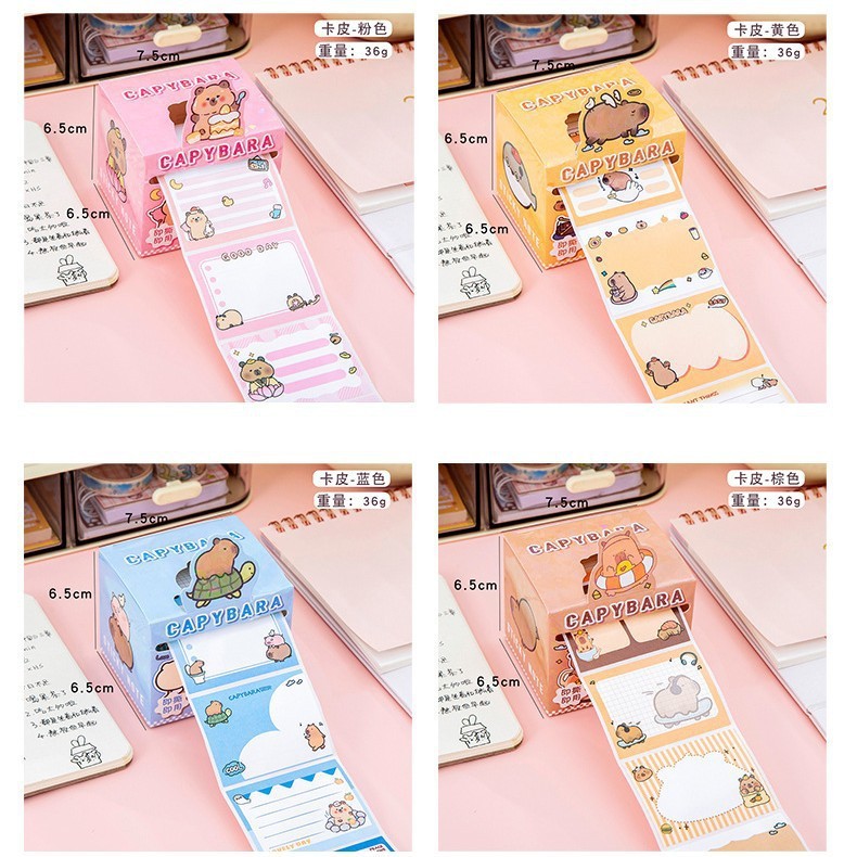 Kapibala 引き出し付箋学生オフィス文具用品かわいいカピバラ付箋卸売|undefined