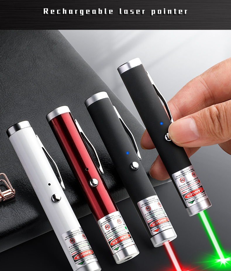 灯批发笔手电筒镭射灯绿光光教学红外线usb充电电池大功率笔详情19
