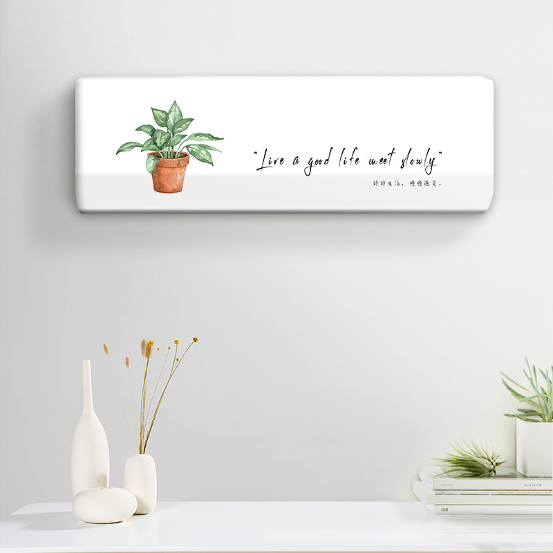 Cubierta del acondicionador de aire colgando cubierta de polvo universal 2022 Nuevo Hogar cubierta colgante cubierta de alta cubierta elástica cubierta de tela al por mayor