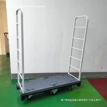 超市补货车六轮上货车窄巷道推车商超理货车通道挺车拆卸物流台车