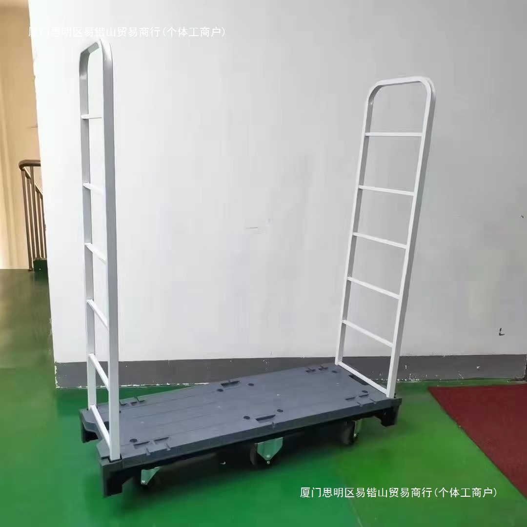 超市补货车六轮上货车窄巷道推车商超理货车通道挺车拆卸物流台车