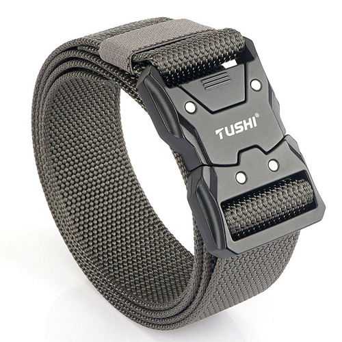 New quick release buckle tactical nylon belt workwear outdoor training pants belt casual men's belt manufacturer wholesale
