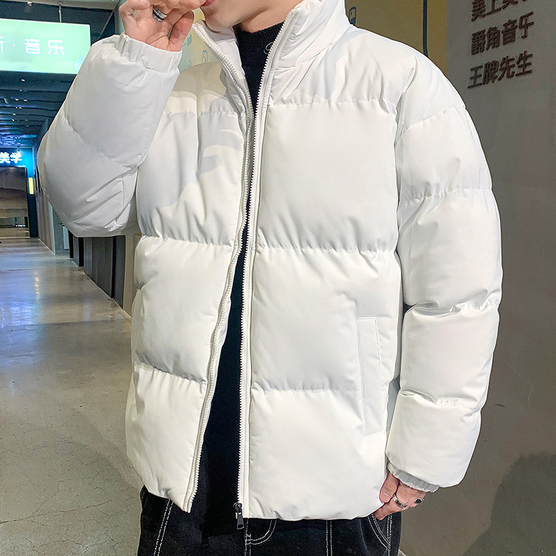 2023 abrigo de algodón acolchado para hombres y mujeres del mismo estilo abrigo de algodón acolchado engrosado de alta calidad estilo coreano estilo de Hong Kong suelto abrigo de pan de todo fósforo al por mayor