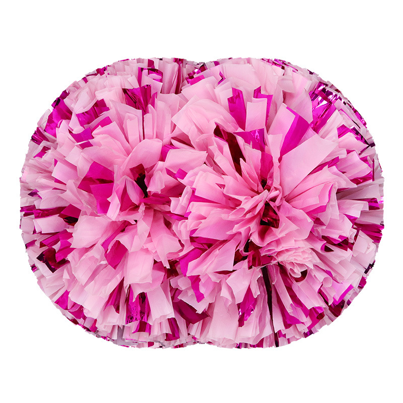 Porristas Bola de flores porristas mano flor mano sacudida flor danza rendimiento mano flor porristas flor bola de color rendimiento