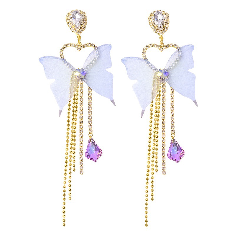 925 Silver Needle Trendy Fashion Personality Tassel Earrings with a Light Luxury and High-End Feel, Niche Design Exaggerated Ear Accessories