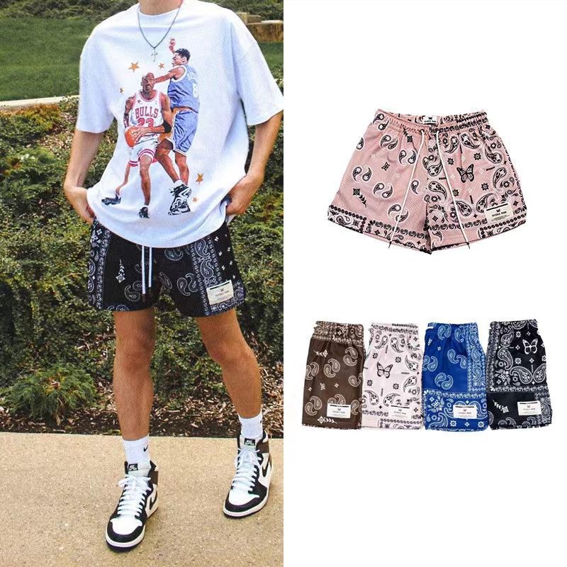 New American Style Casual Shorts plus size Loose Mesh Breathable Sports But Knee Basketball Pants Quarterer Quick-drying Pants New American Style Casual Shorts plus size Loose Mesh Breathable Sports But Knee Basketball Pants Quarterer Quick-drying Pants