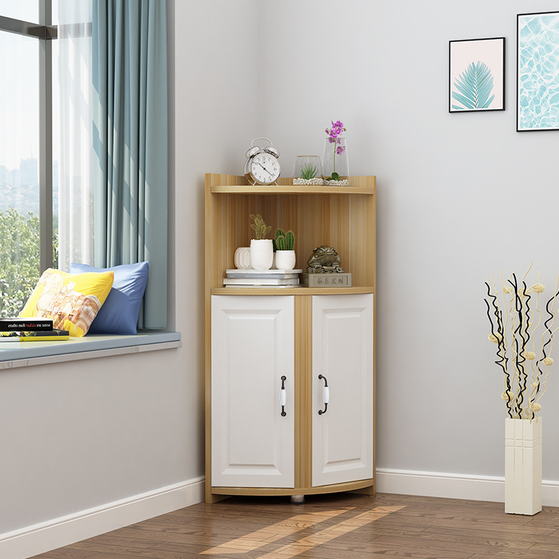 小轉角櫃牆角三角置物架拐角矮邊櫃沙發臥室客廳迷你尺寸角落收納