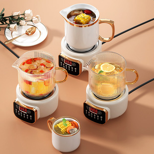 Office health pot small multi-functional glass cup health cup tea Mini small capacity flower tea pot gift