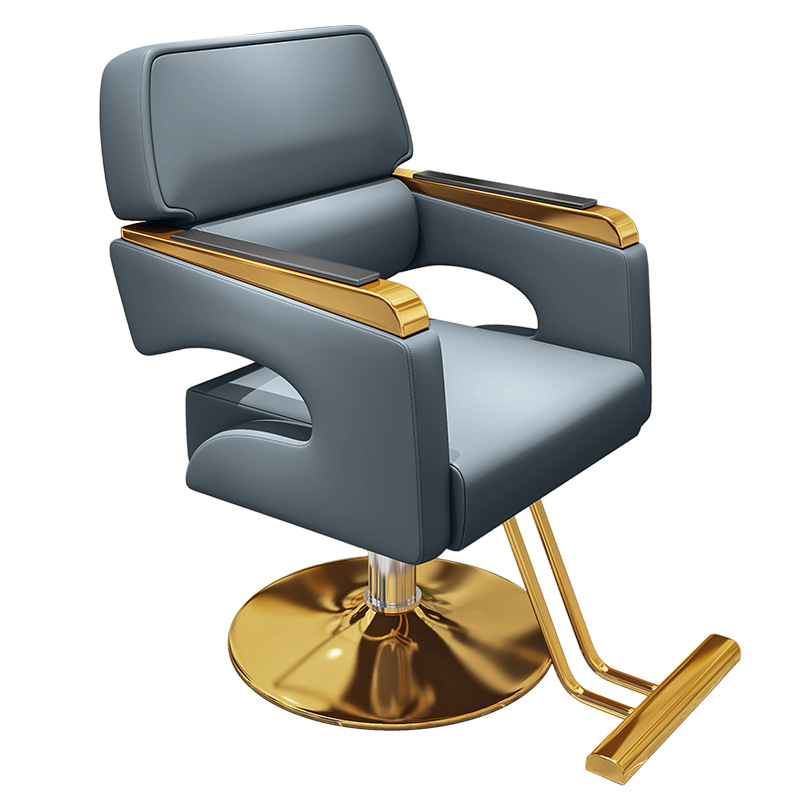 Smog Blue Leather Gold Disc