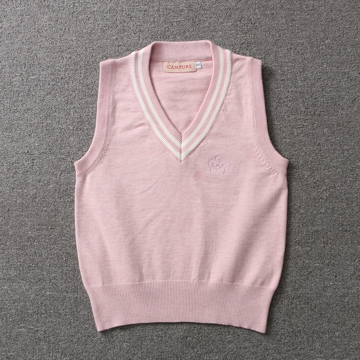 Японский jk униформа студент розовый свитер жилет маленький жилет корейской униформы