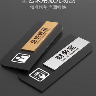 Acrylic Department Sign Office Company Door Sign Wholesale Wholesale Sign Creative Studio General Manager Room Door