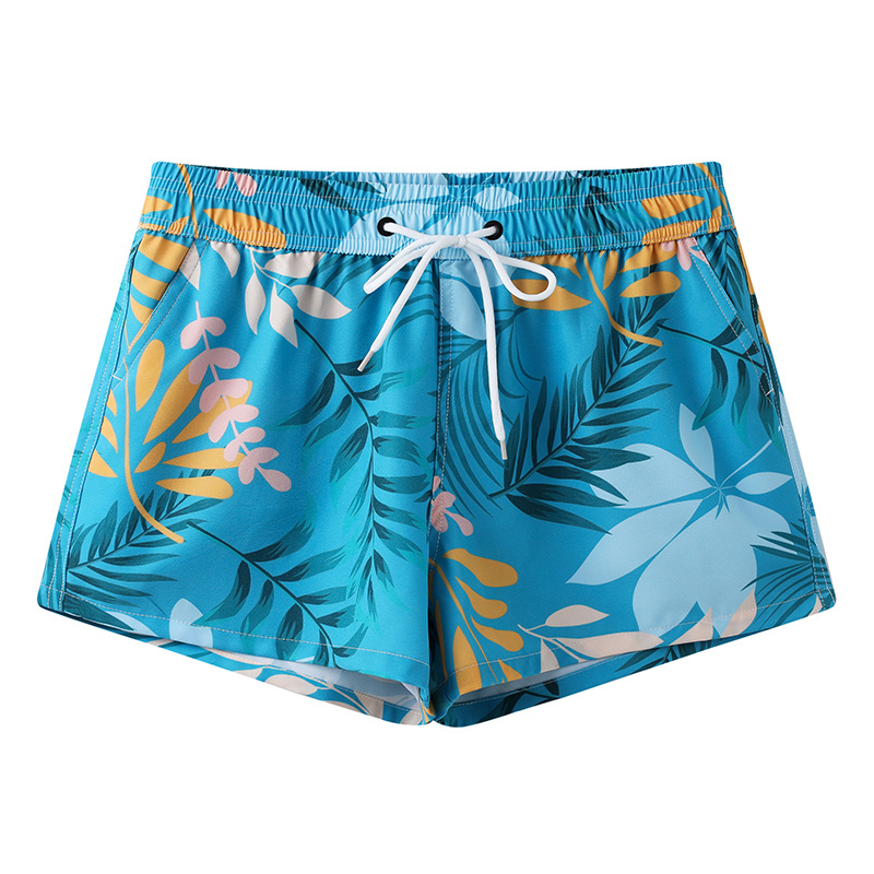 Pantalones de playa para hombres, pantalones grandes, secado rápido, pareja de vacaciones en la playa, pantalones cortos largos de mujer, pantalones de baño de spa.