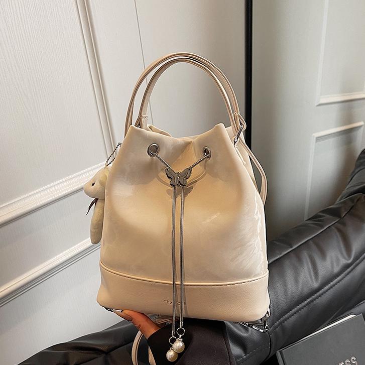 Mochila multiusos de moda para mujer 2025 nuevo estilo casual moda bandolera estilo universitario todo fósforo alta sensación bandolera