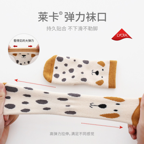 22 autumn and winter terry baby floor socks, non-slip and cool, cute cartoon baby toddler socks, children's class a cotton socks