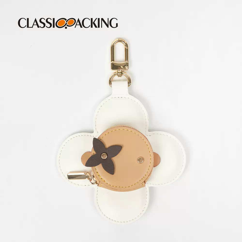 新太阳花钥匙扣女生包包挂饰配件百搭mini小包耳机收纳包工厂定制