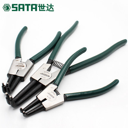 世达工具德式轴用曲口卡簧钳(外卡簧)72021-24