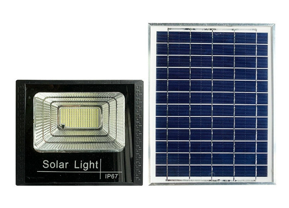 led太阳能投光灯户外防水灯新农村庭院灯200W家用亮化照明投射灯|undefined