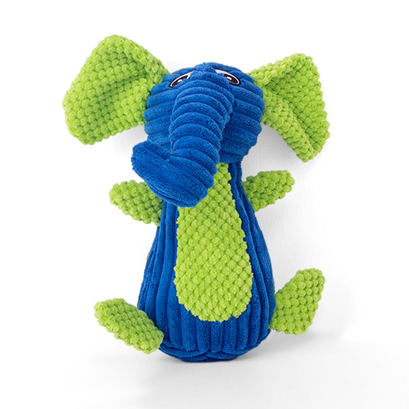 Suministro directo de fábrica nuevos juguetes de peluche para mascotas resistentes a la rotura resistente a la mordedura de sonido serie de animales de peluche juguetes para perros al por mayor