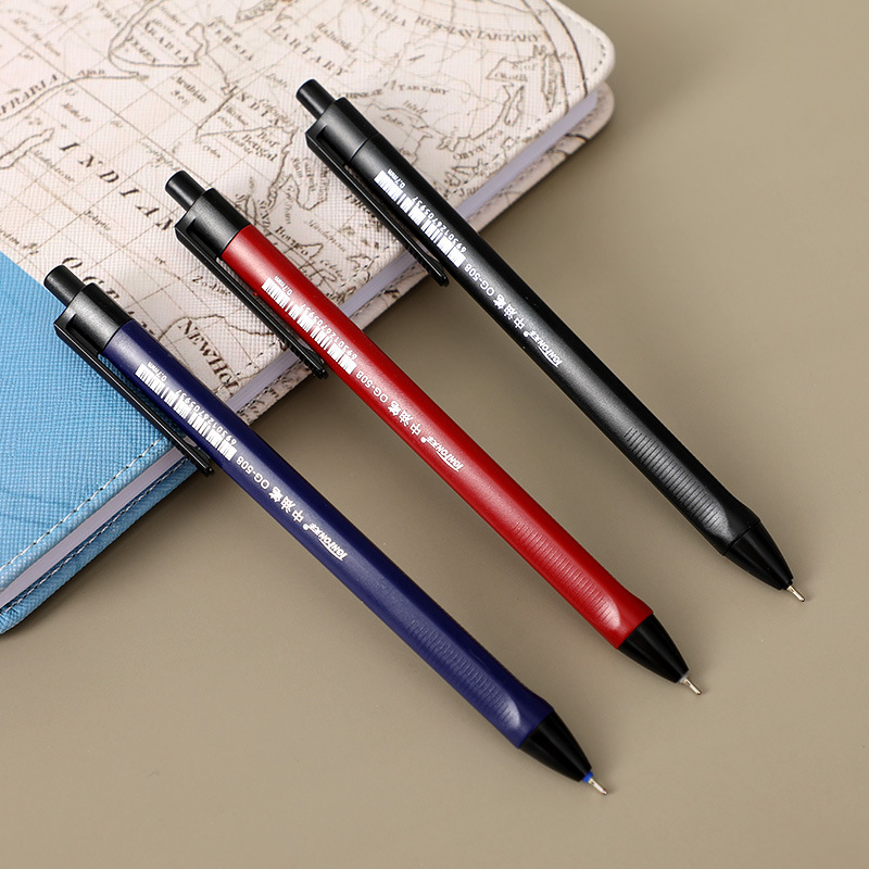 OG508 medio aceite pluma media aguja MINI cabeza 0,7mm de acero de tungsteno cabeza de la pluma estudiante herramienta de escritura simple papelería bolígrafo