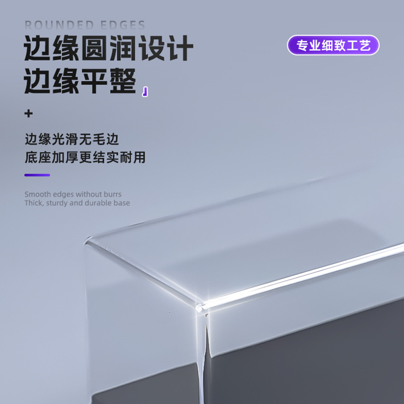 1:43高透车模展示盒 一体亚克力车模盒桌面汽车模型收纳盒防尘盒|undefined