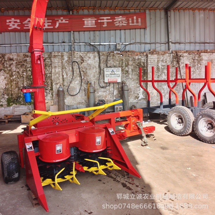 厂家加工单双盘割台青储机收获机单割台拖拉机侧挂青储机单盘割台