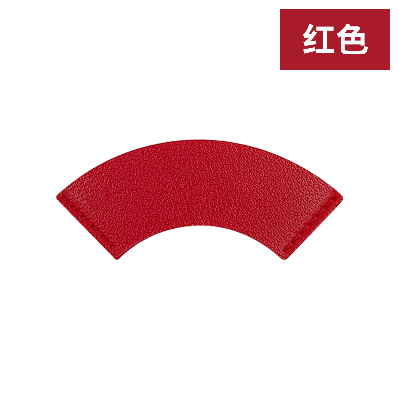 Cross-border en stock personalizable LOGO de cuero en forma de corazón marcador pegatinas amor marcador de cuero pu marcador pequeño lote al por mayor