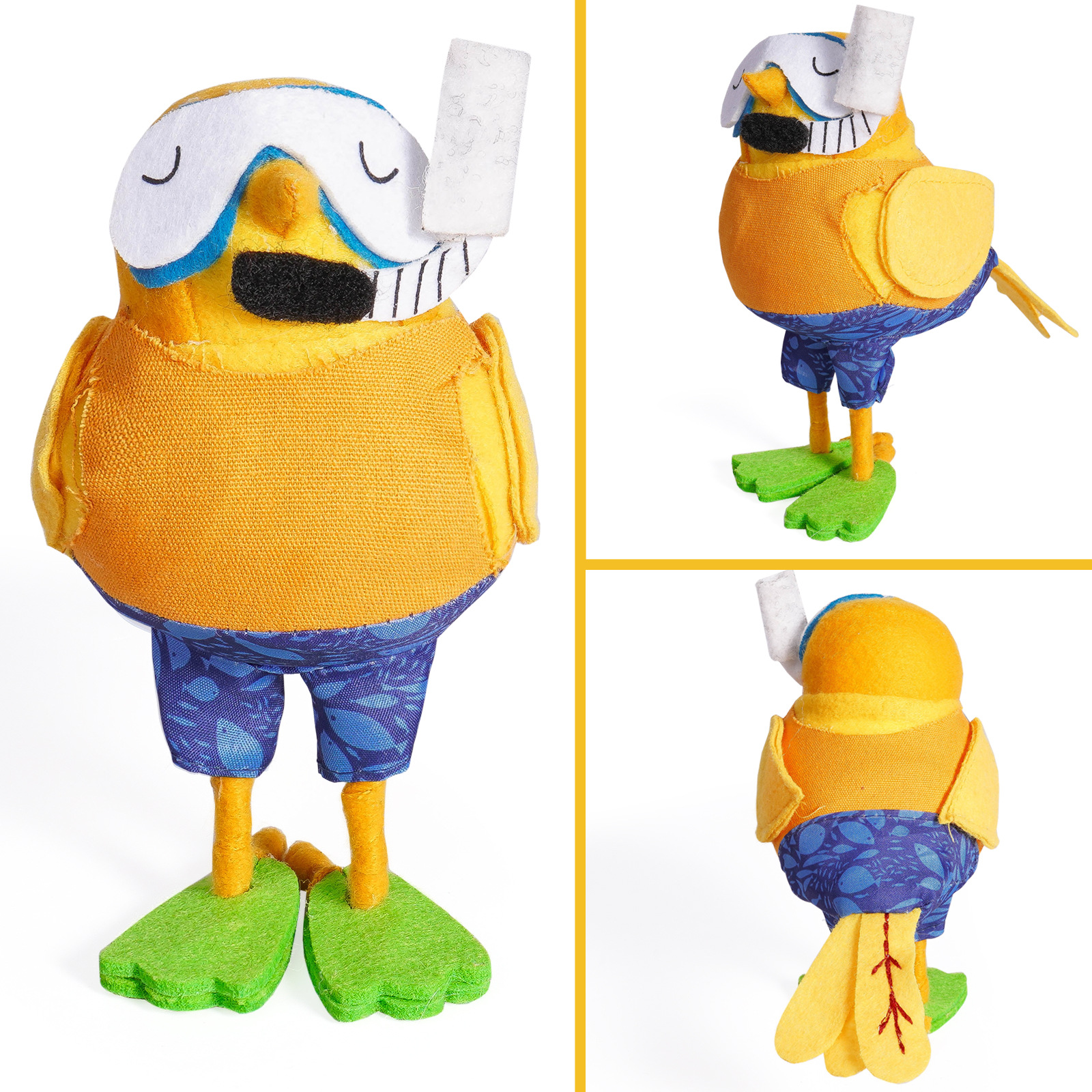 Verano transfronterizo lindo pájaro decoración de playa ocio viento de verano postura lindo pájaro izquierda decoración