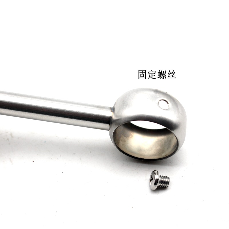 Tubo de toalla de acero inoxidable ropa de asiento secado de varilla colgante brida ropa de asiento varilla colgante asiento de toalla medio colgando asiento barra de cortina tapón