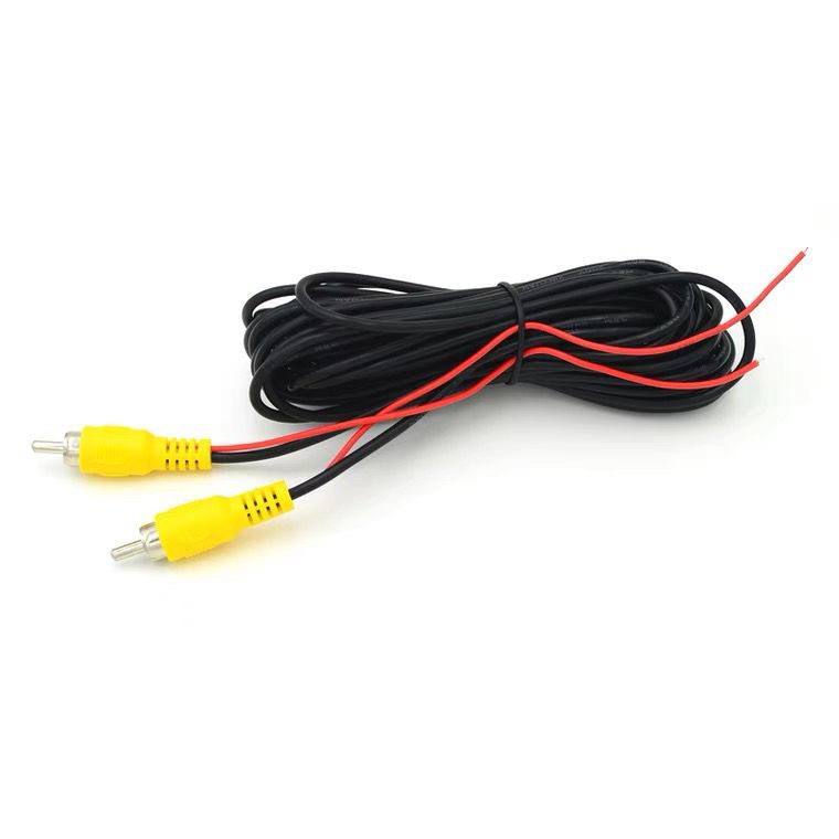 RCA head reverse video extension cable 3.0 thick AV all-copper extended cable RCA rearview cable camera signal cable