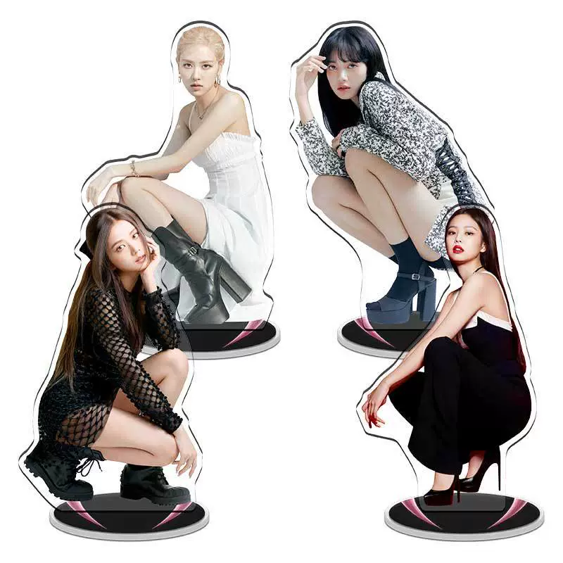 Бесшумный межслойный BLACKPINK4V Sun Caiying lisa Kim Ji-ni Ji-soo корейская KPOP-звезда периферийная стоящая карта