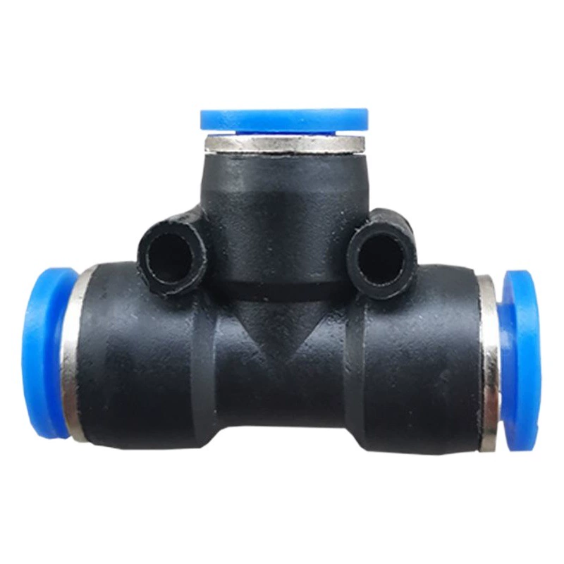 Форсунка высокого давления для свинофермы Трубка 8 мм Быстрая вставка Универсальный тройник для распыления полива колено прямой переключатель 4 дополнительных аксессуара