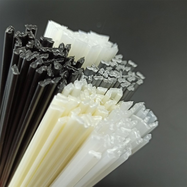 20cmpp白色PVC保险杠塑料焊条白色 PE 塑料焊枪灰色焊条50CM/25CM