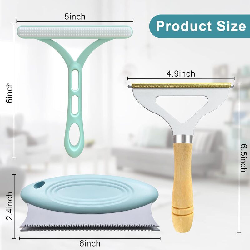 Foreign Trade Wholesale Customized Pet Hair Remover Reusable Shaver and Carpet Scraper Suitable for Clothes