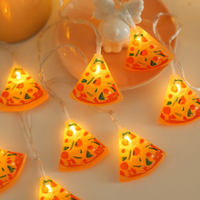新款led西瓜灯串 披萨萝卜橘子儿室内家居生日会装饰灯彩灯厂家