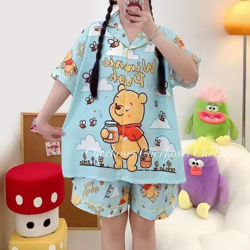 Comercio exterior pijamas infantiles lindos perros de jade Guizhou Kuolomi chicas de verano manga corta bolígrafo dibujos animados ropa doméstica transfronteriza