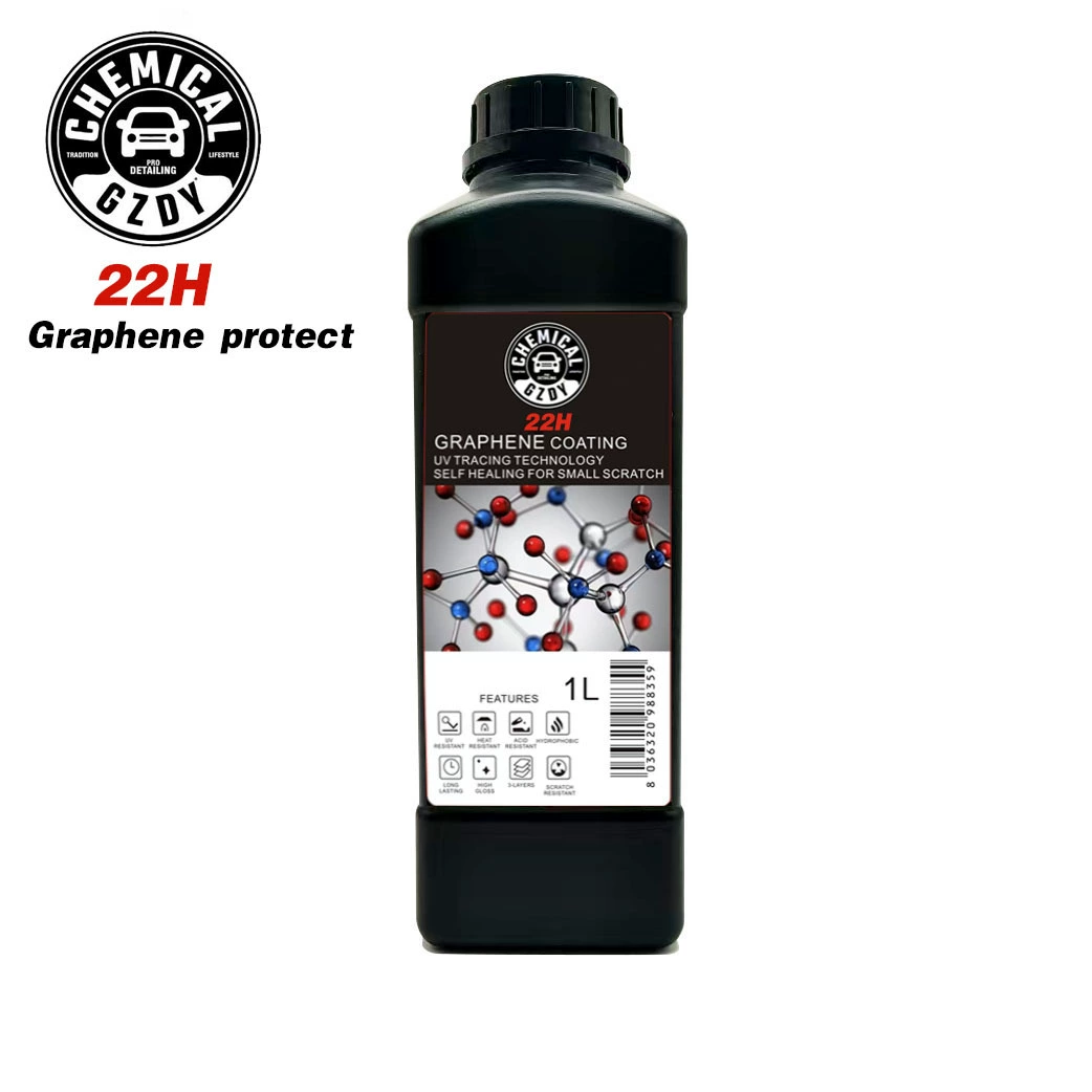 Керамическое покрытие 22Hgraphene использует технологию самовосстановления и отслеживания УФ-излучения для 13-летней защиты.