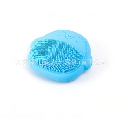 Acoustic wave face washing instrument