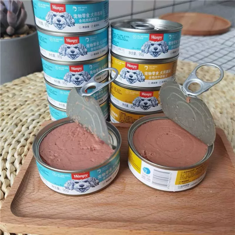 Мусс для кошек Naughty Dog: курица и куриная печень, курица и говяжья печень, 95 г