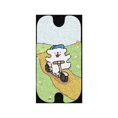 Suitable for Luyuan Fbq5/Kale 08 Electric Vehicle Foot Pads, Battery Vehicle Wire Rings, Waterproof and Anti-Slip Foot Pads (Electric vehicle foot mat) - luyuan-fbq5kale-08-skateboard-dog