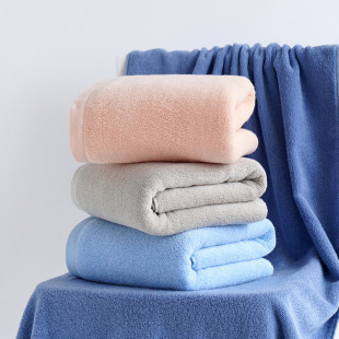 Three baby household cotton thick large bath towel soft absorbent combed long staple cotton tube breast gift wholesale