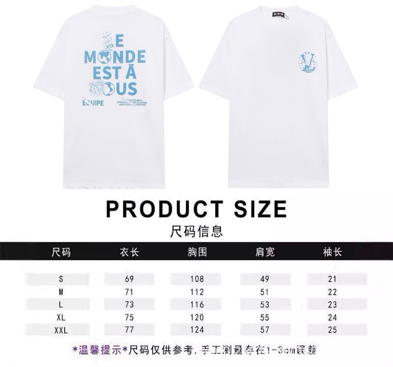跨境25ss驴家高品质刺绣logo宽松纯棉短袖男女款休闲时尚百搭T恤|undefined