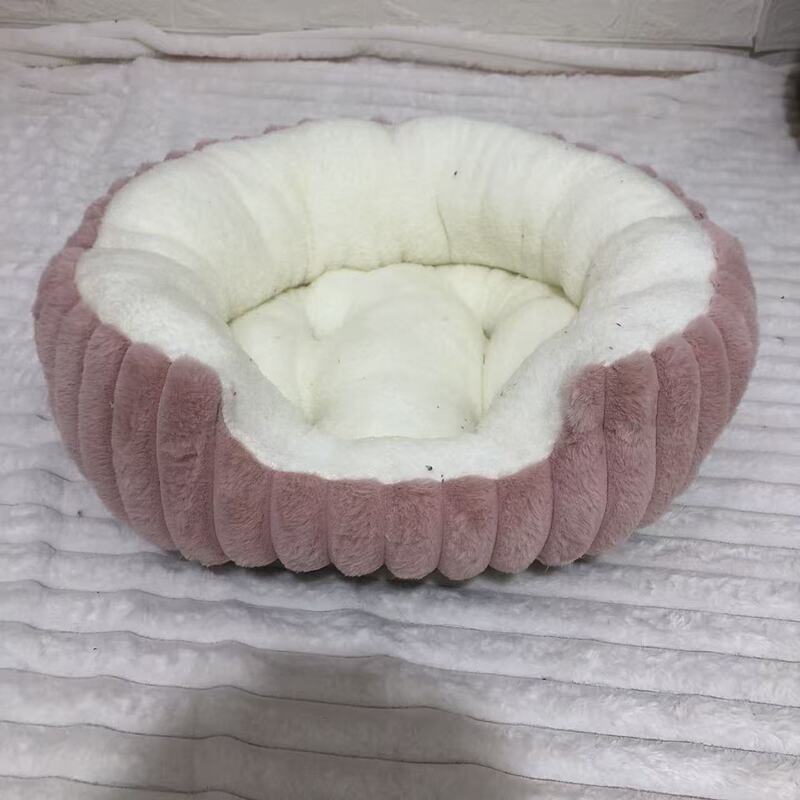 【升级加厚加高】跨境热销宠物用品狗窝猫窝兔毛加厚加高宠物窝|undefined